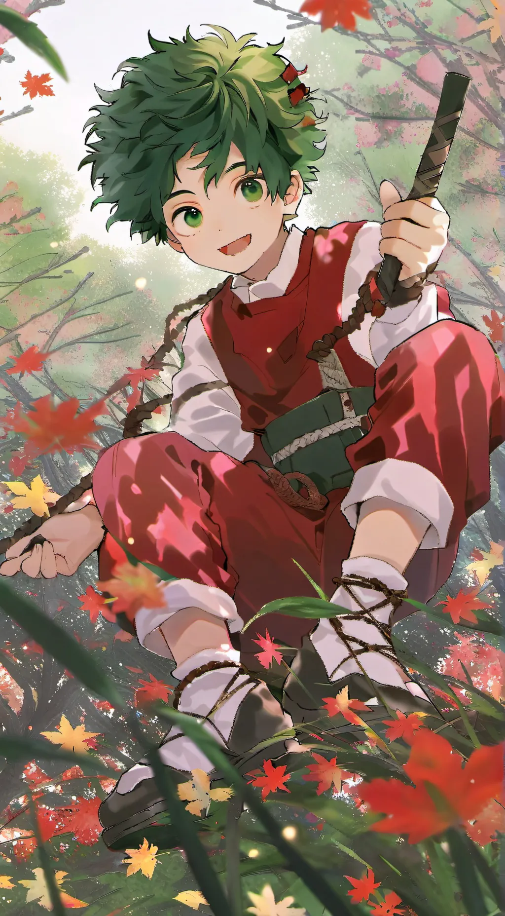 ai character: Deku background