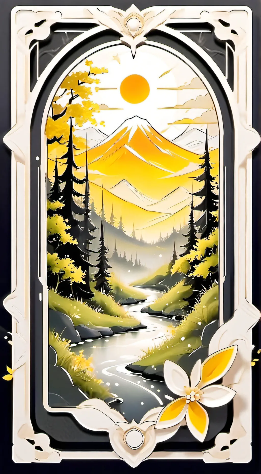 ai character: FREAKY SPROUT background