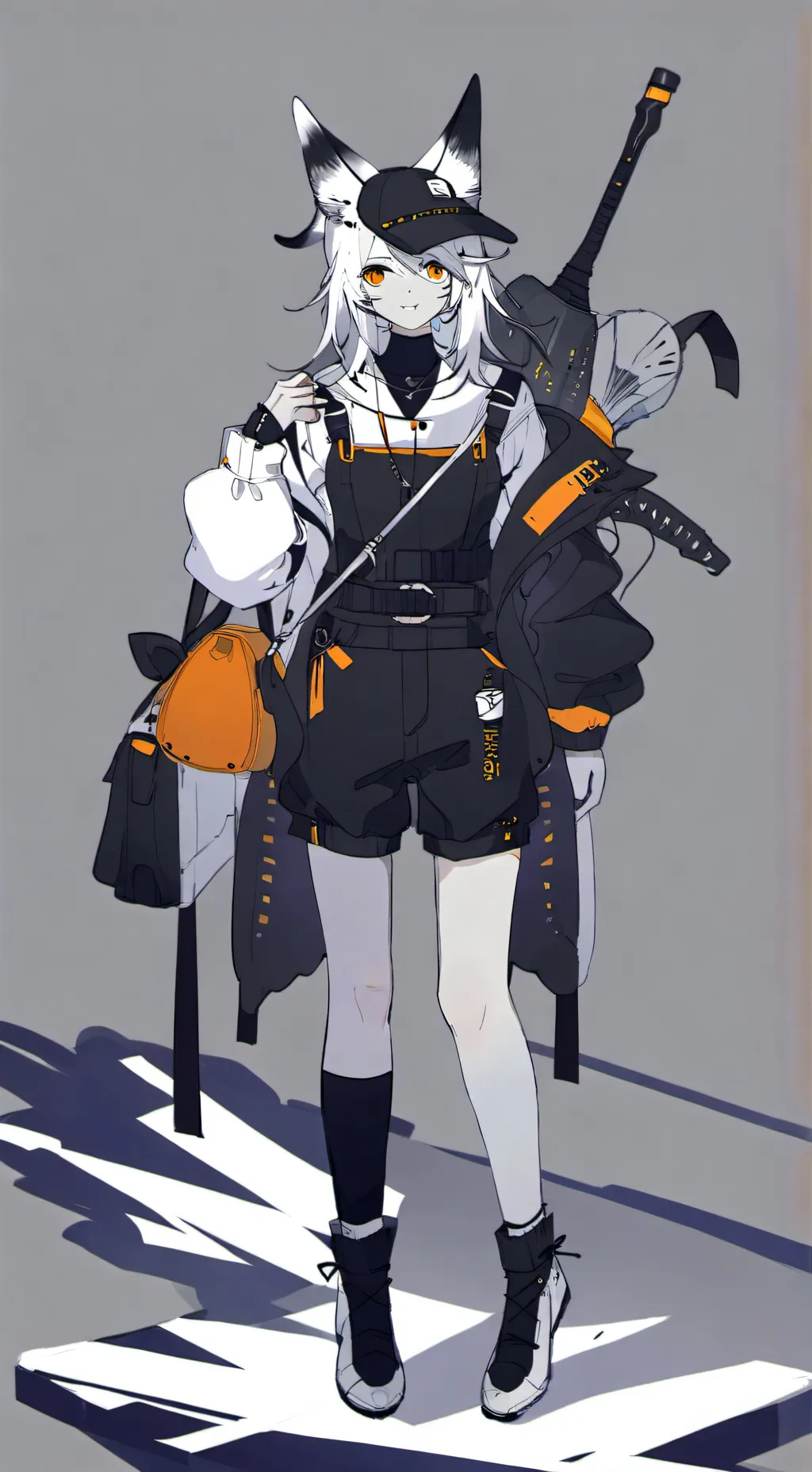 ai character: gato Sonic background