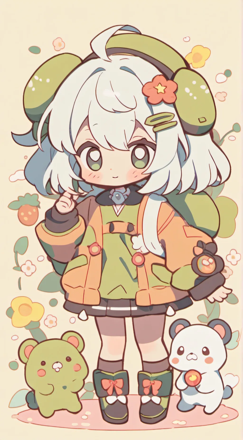 ai character: Dw  background