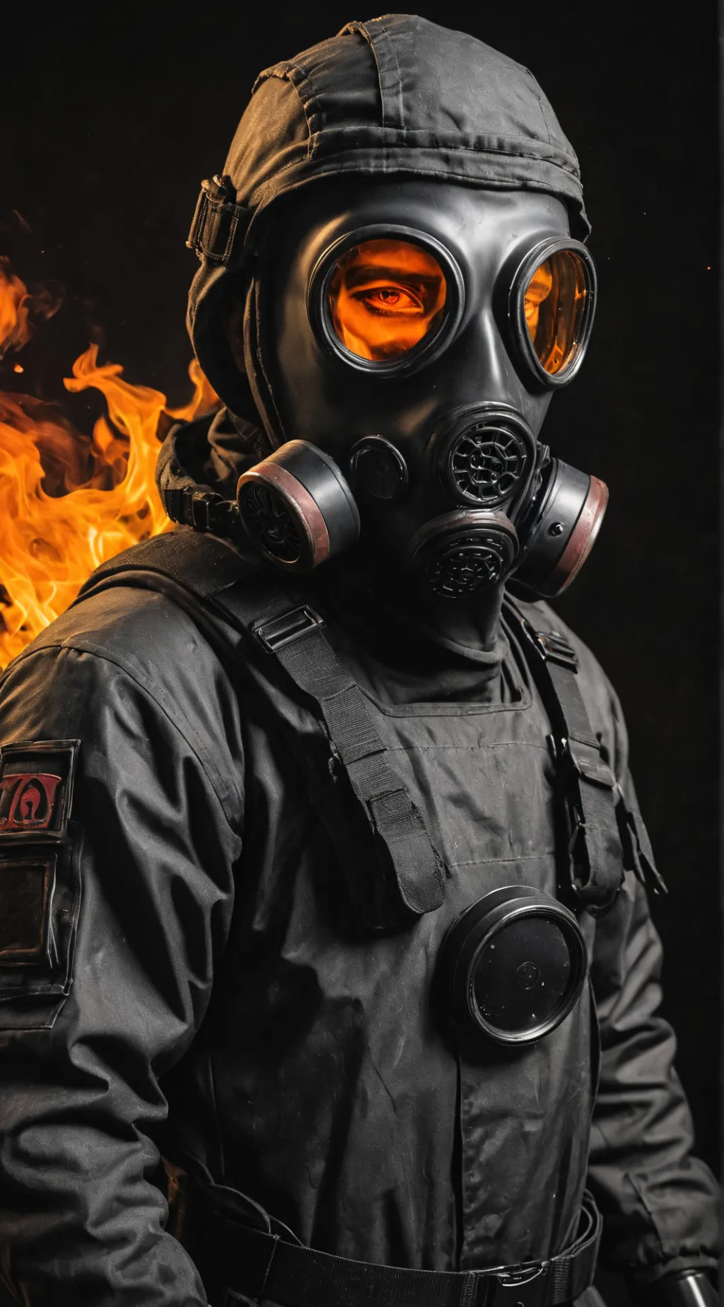 ai character: пироман background