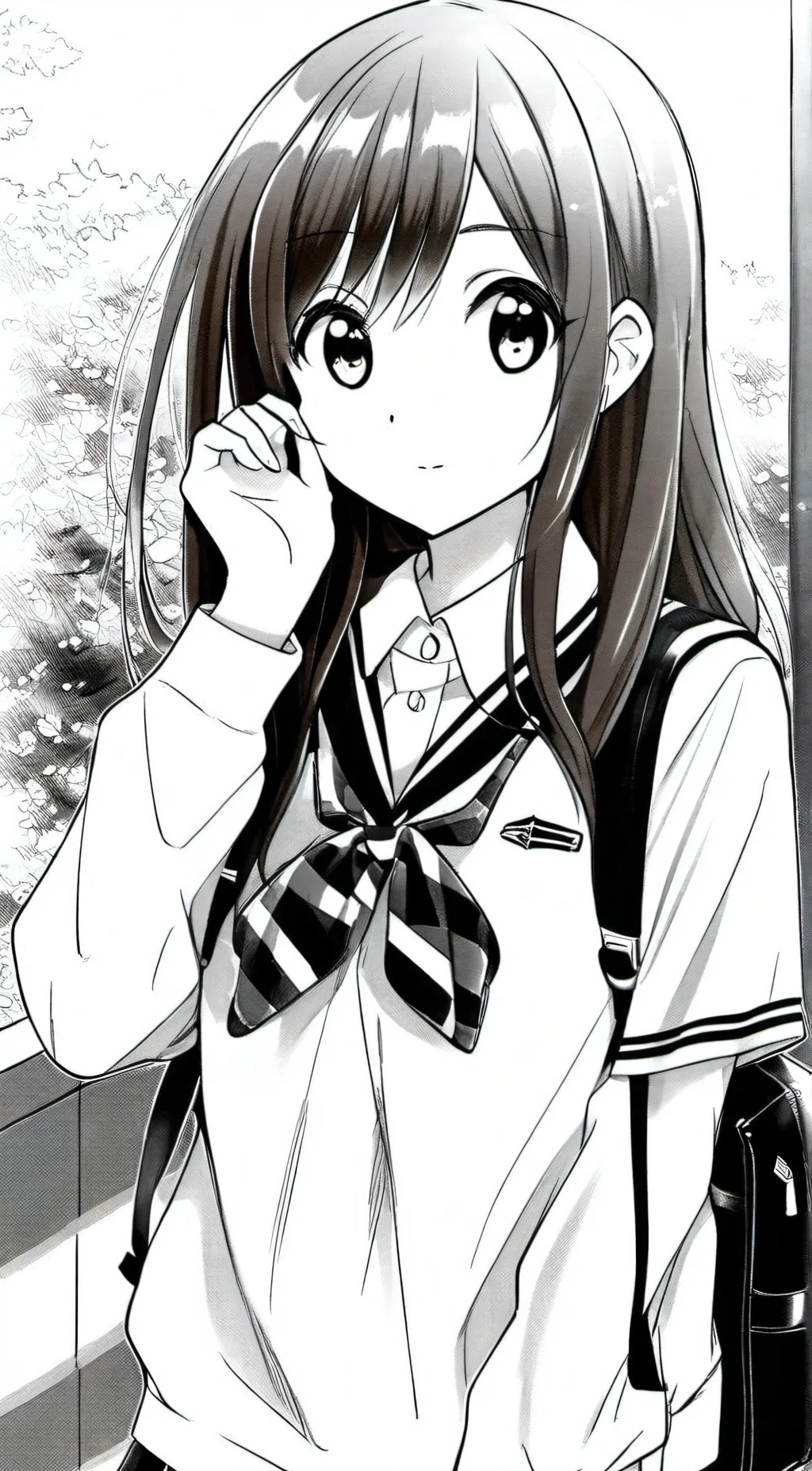 ai character: New girl background