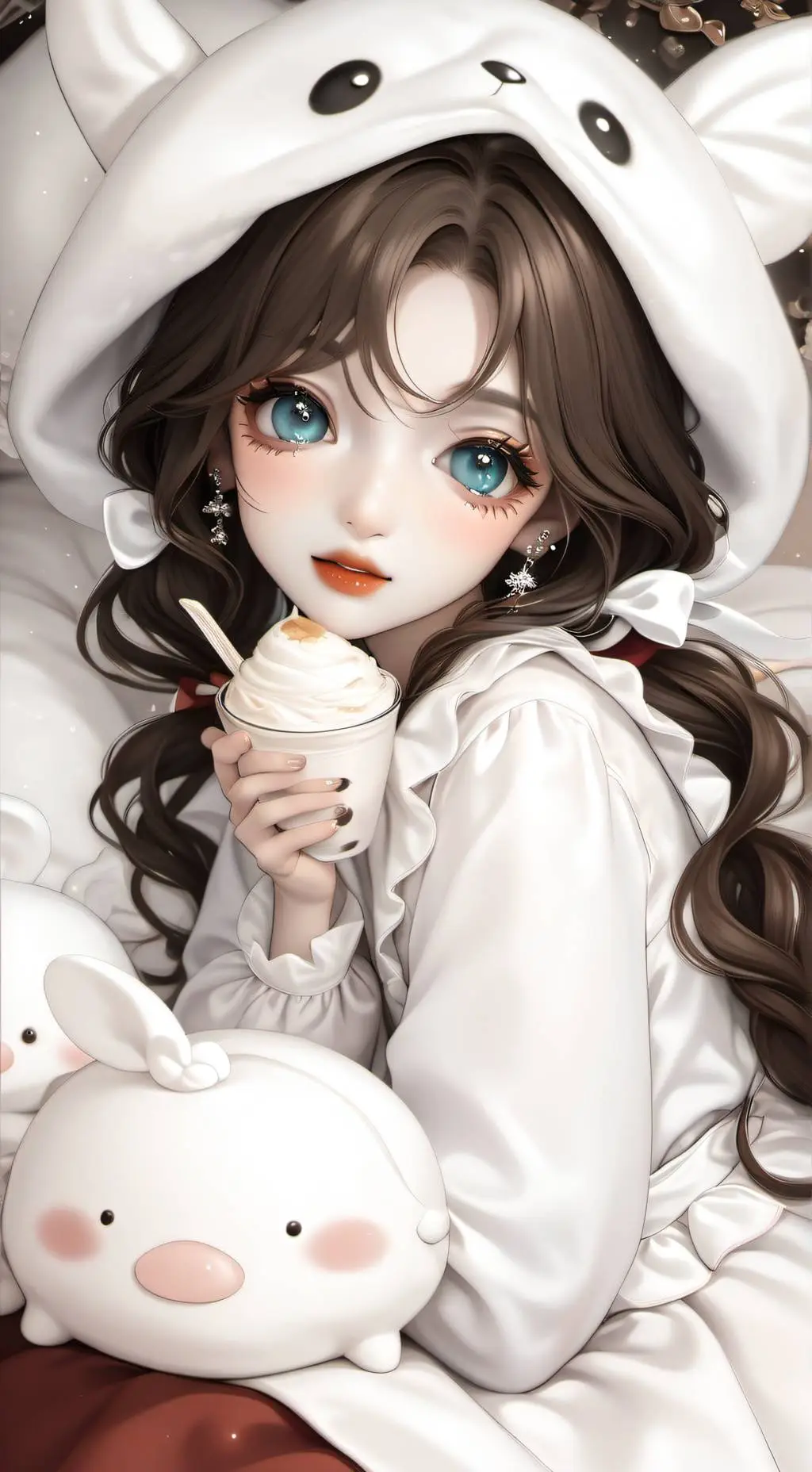 ai character: Cat girl background