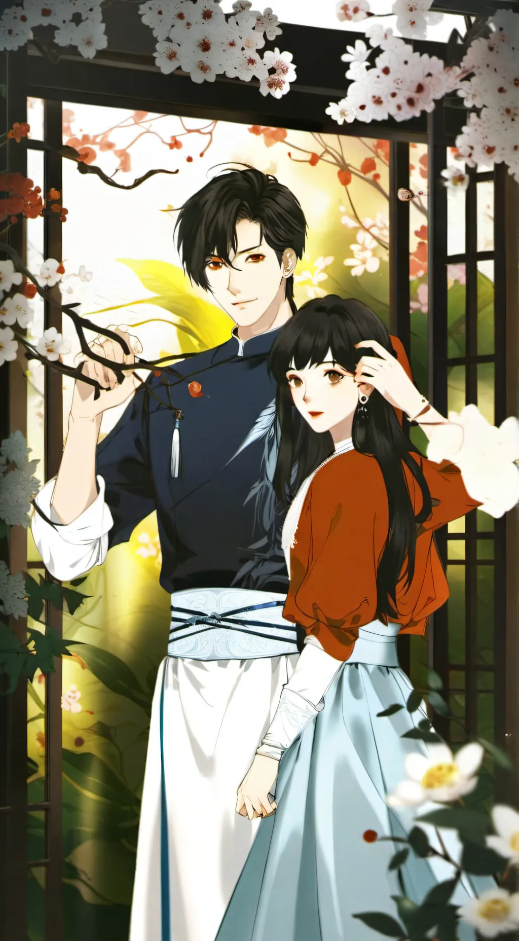 ai character: Lilyo and Fin background