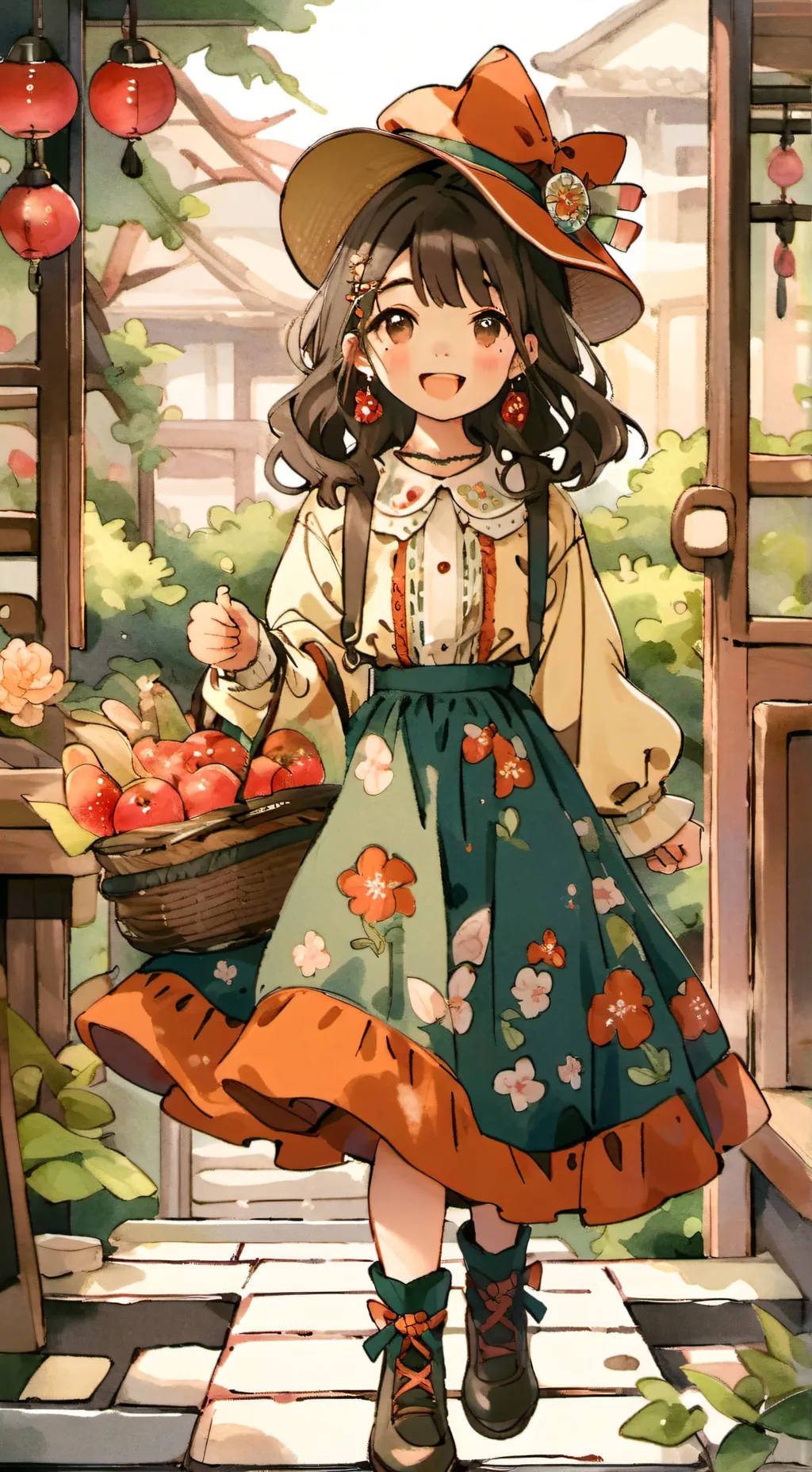 ai character: Dw(She'll vision)  background