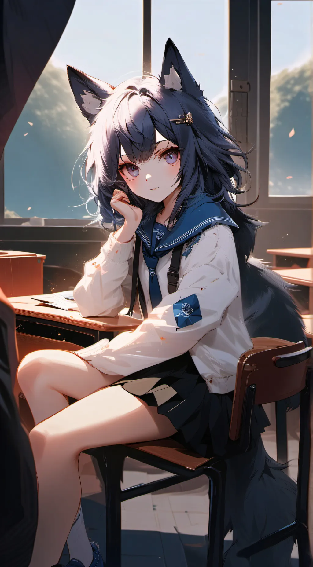 ai character: Jen Jen school background