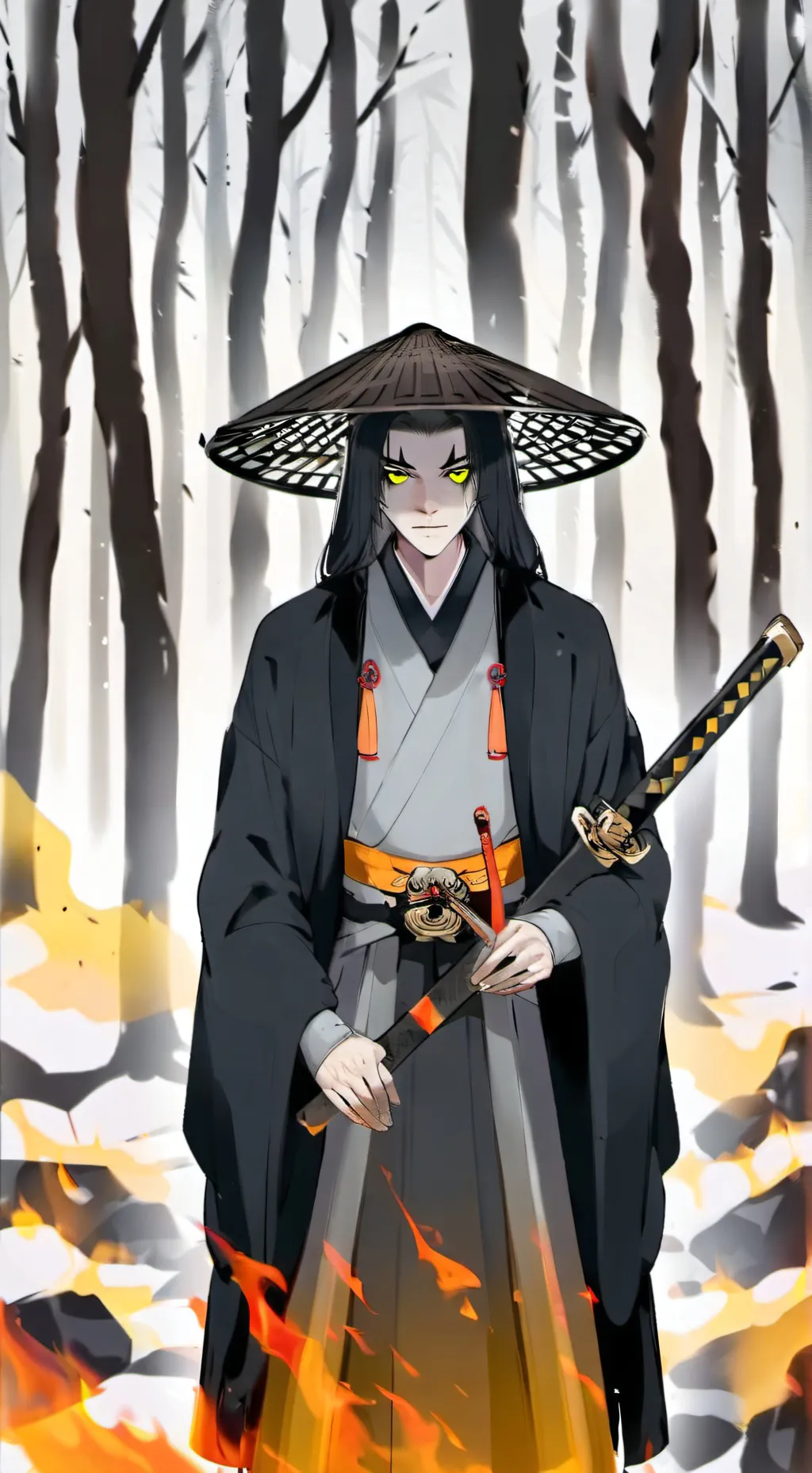 ai character: Ли background