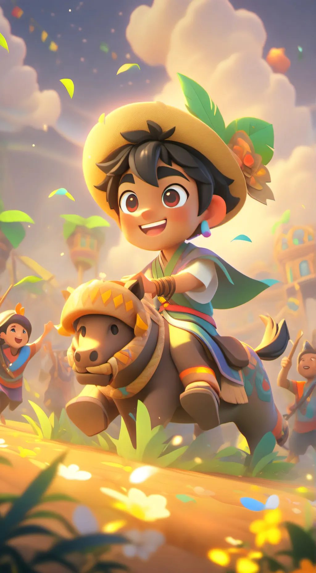 ai character: Nabí x Santi  background