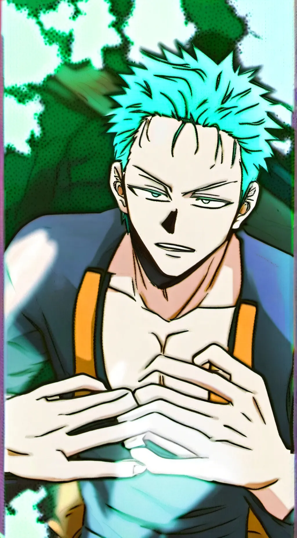 ai character: one piece background