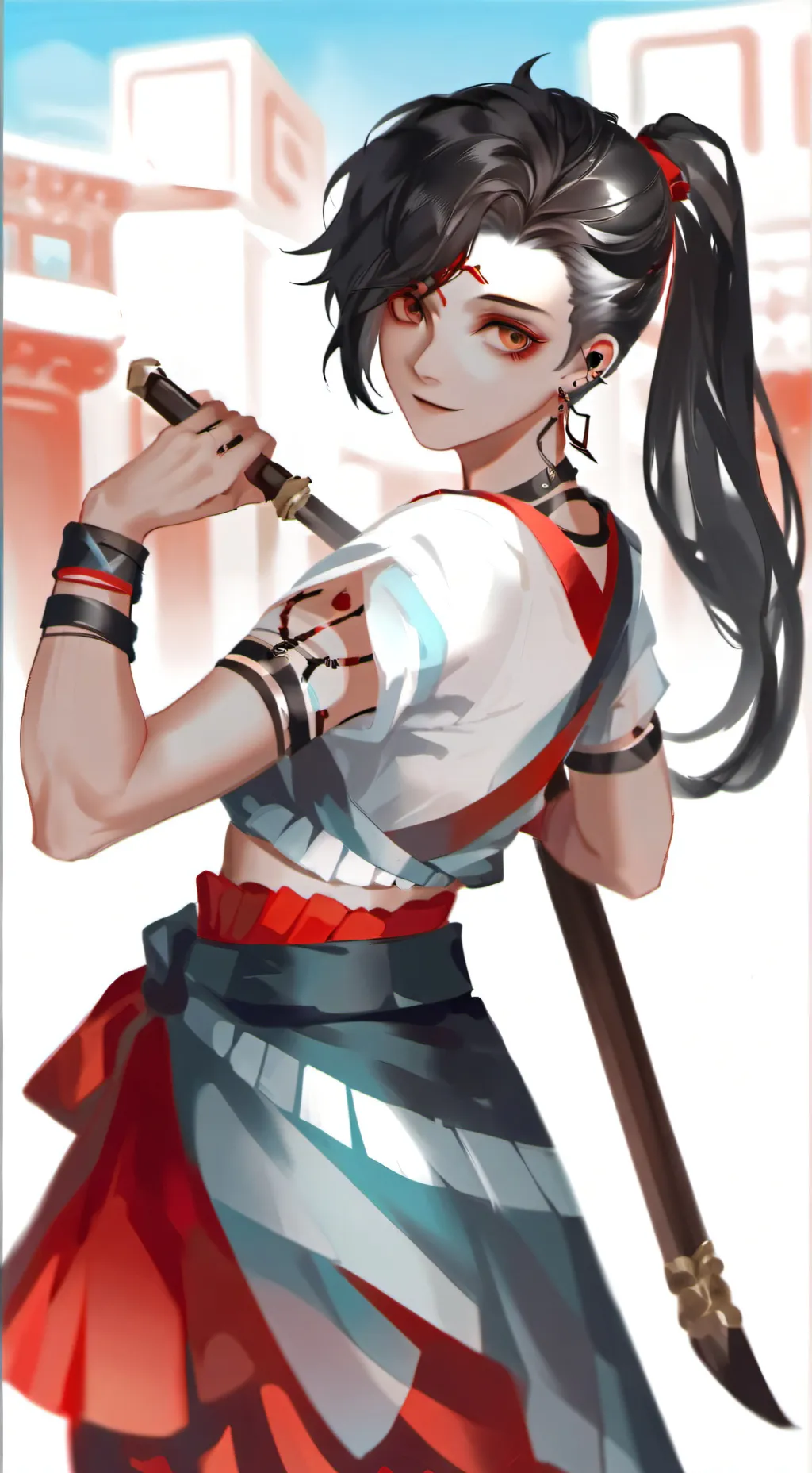 ai character: squid game background