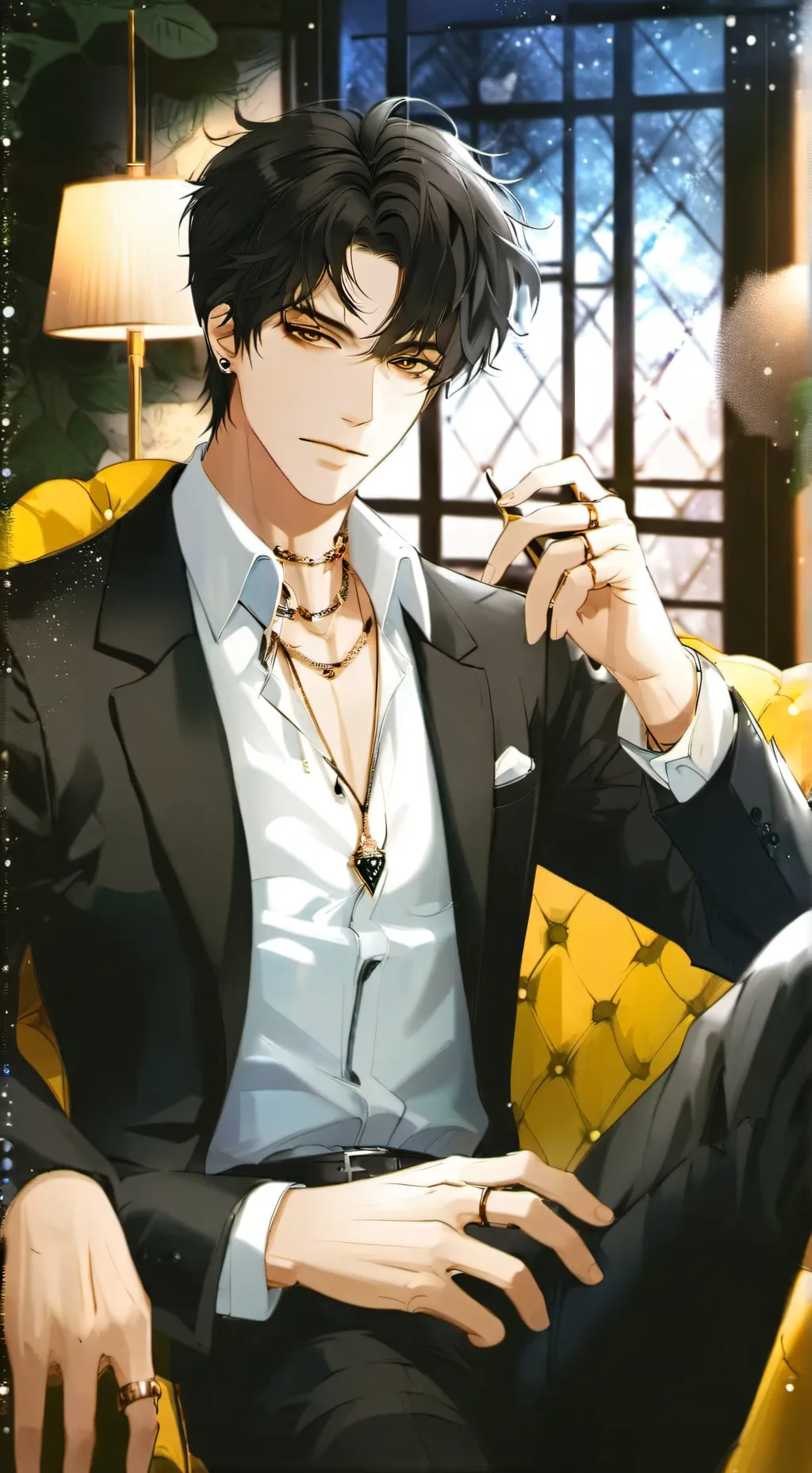 ai character: Aiden  background