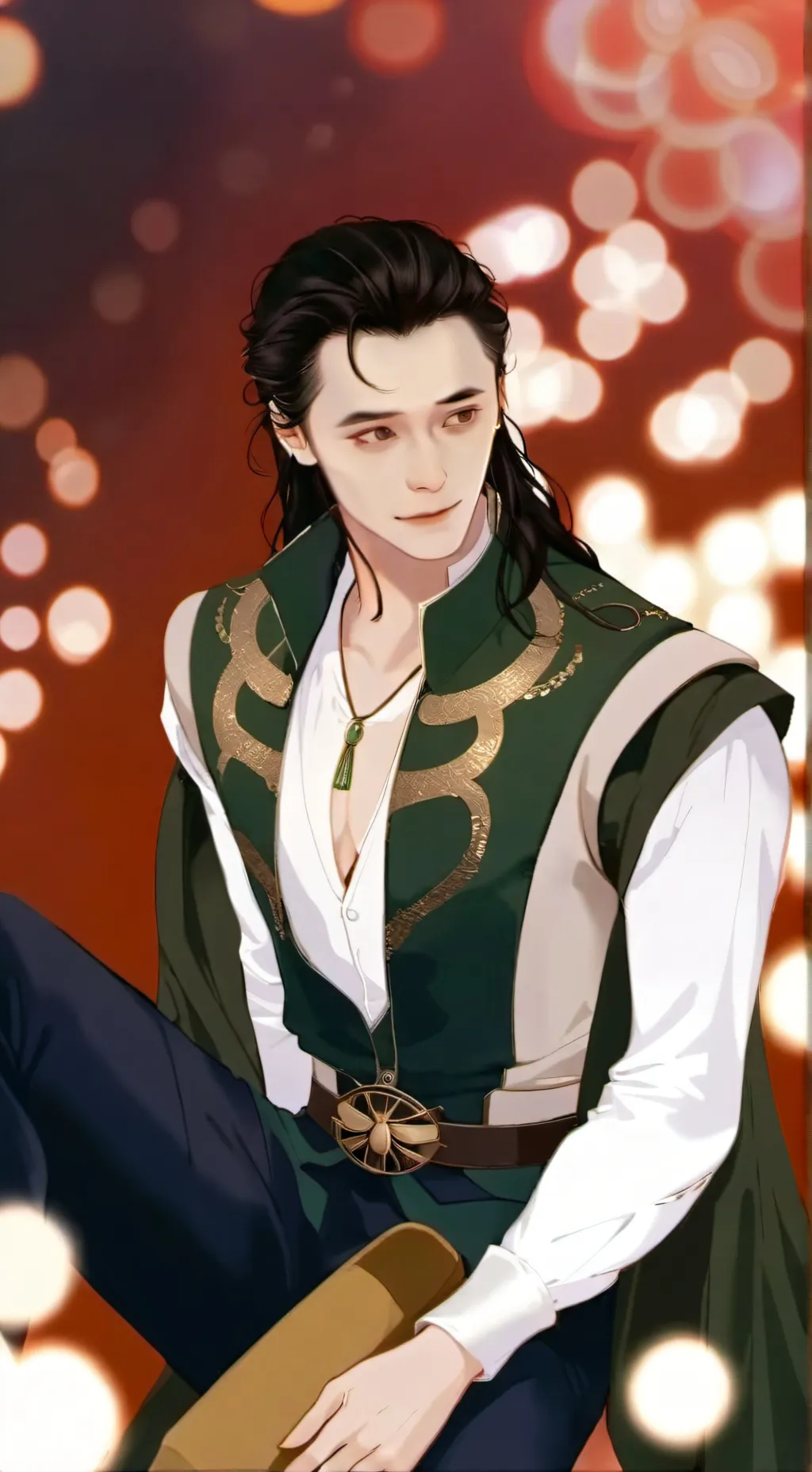 ai character: avengers background