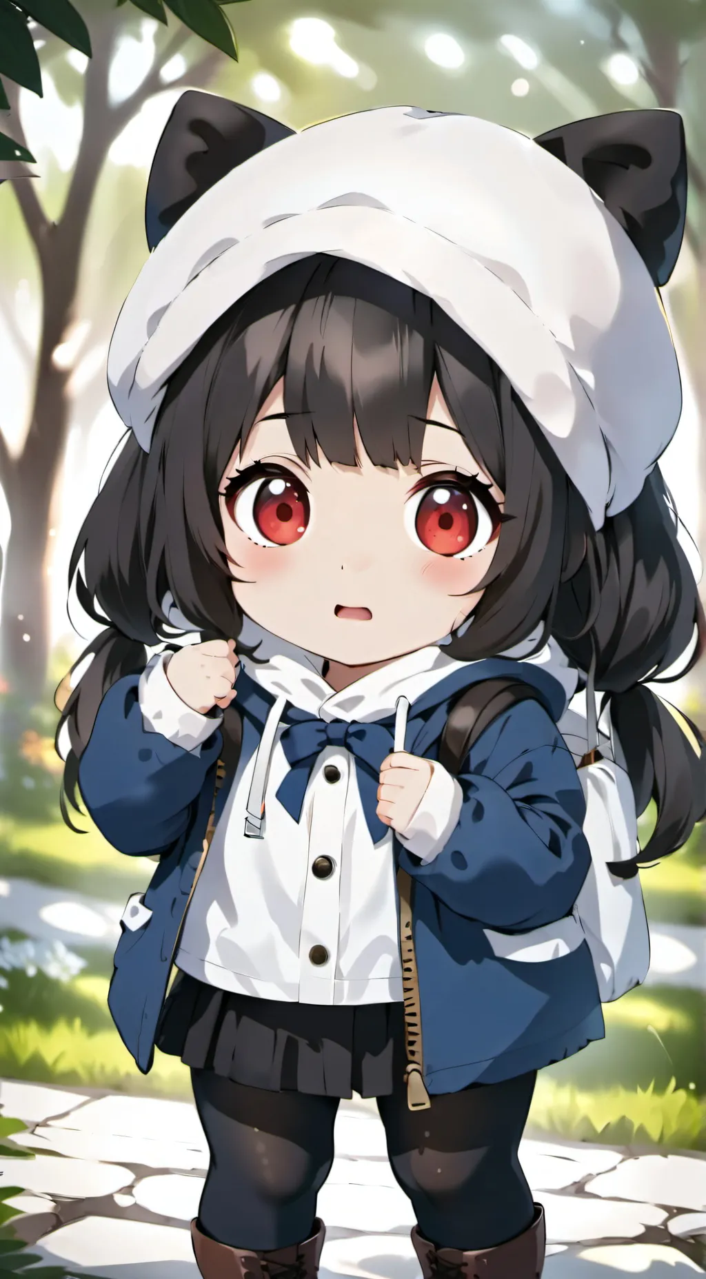 ai character: PUFF background