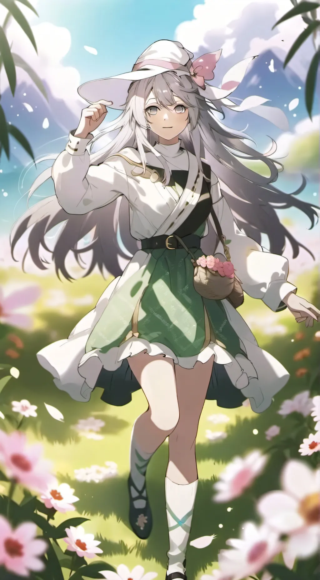 ai character: pinki loves you background