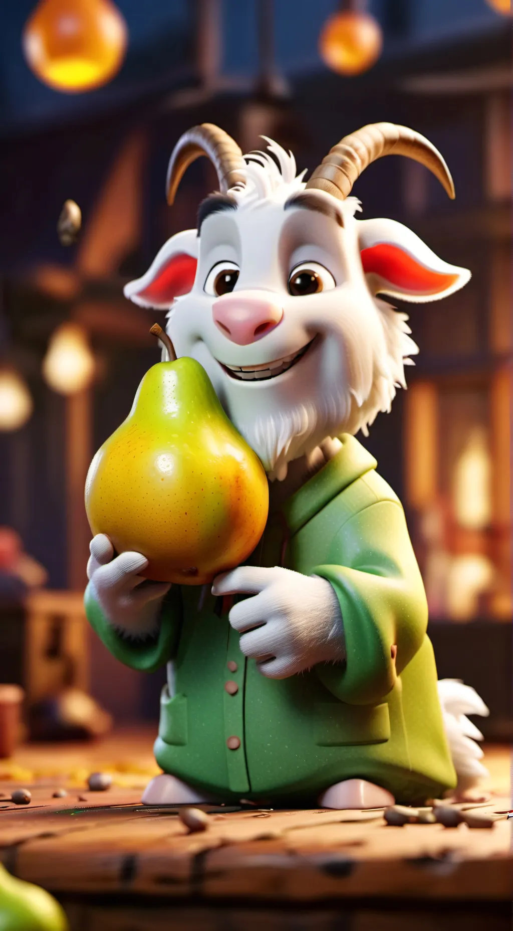 ai character: peargoat  background