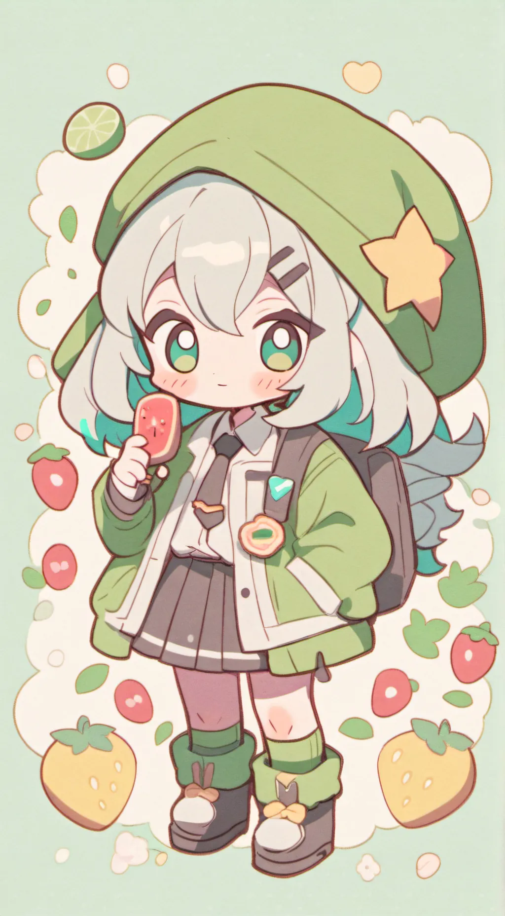 ai character: Kny reaccióna a ti background