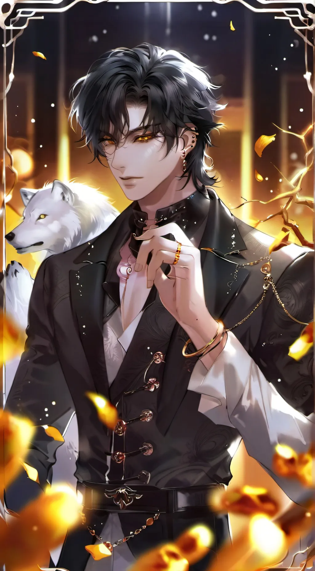 ai character: ∘˚•☨⊰Phoenix⊱☨˚∘˙ background