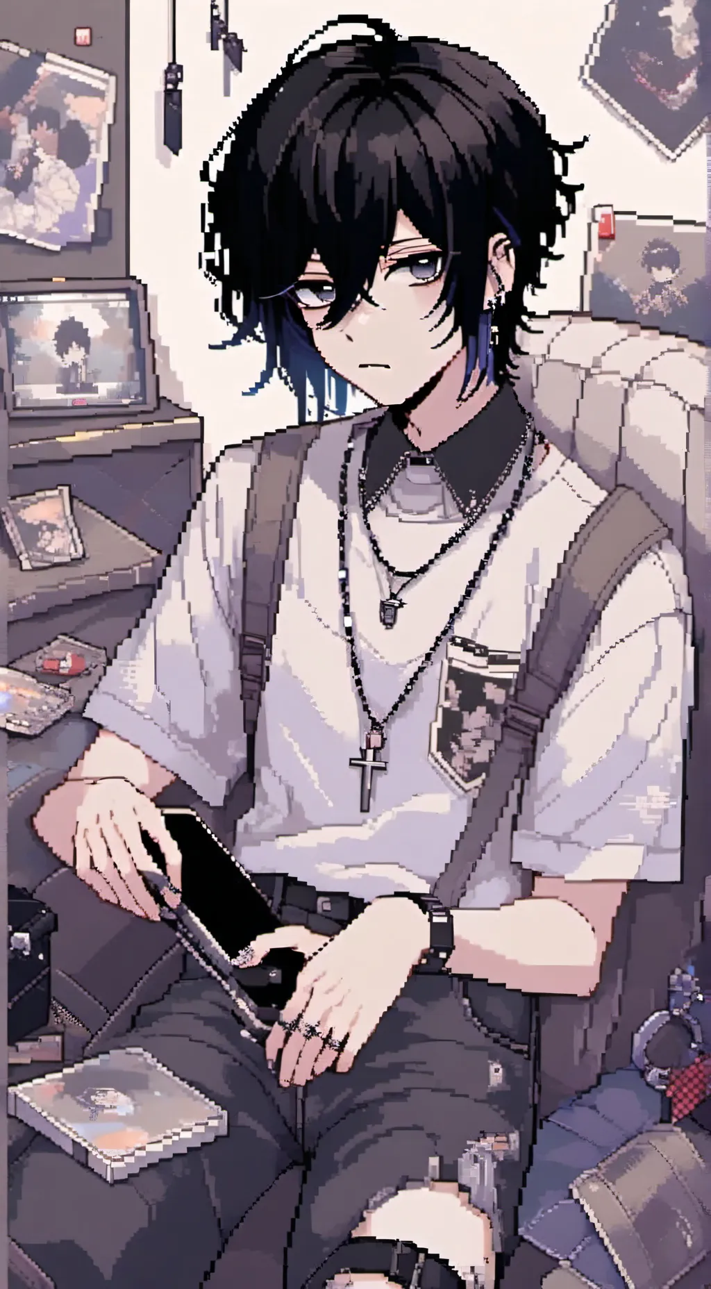 ai character: ♧ash♧ background