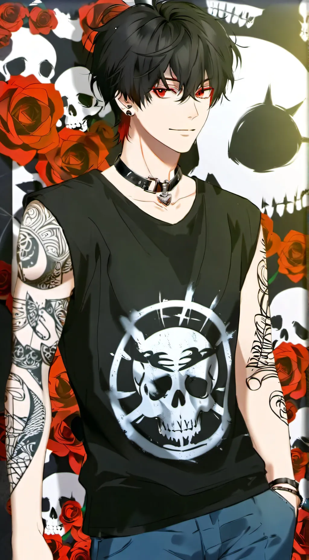 ai character: Sebastian Emoton background