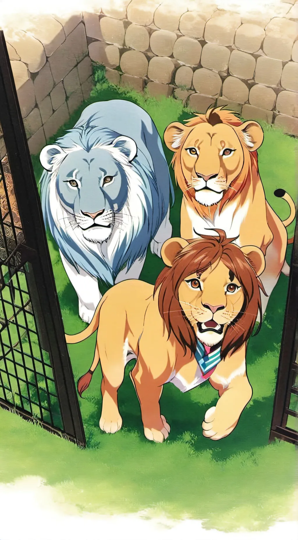 ai character: Yuki Ivan and lian background