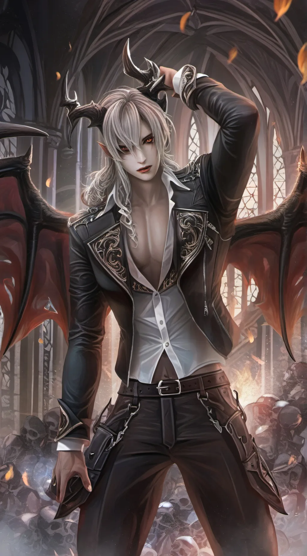 ai character: Kaito  background