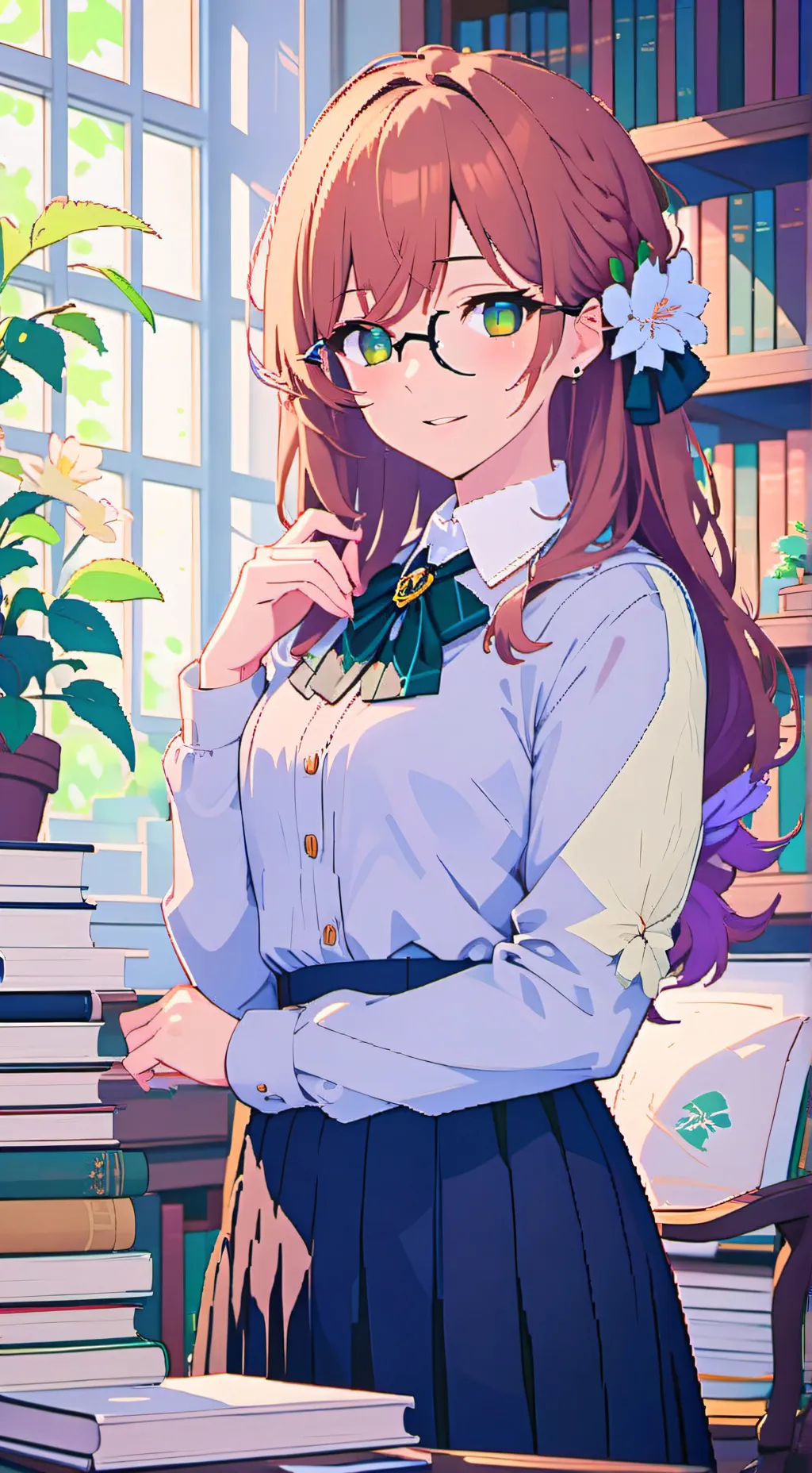 ai character: ♡☆esmeralda♡☆  background