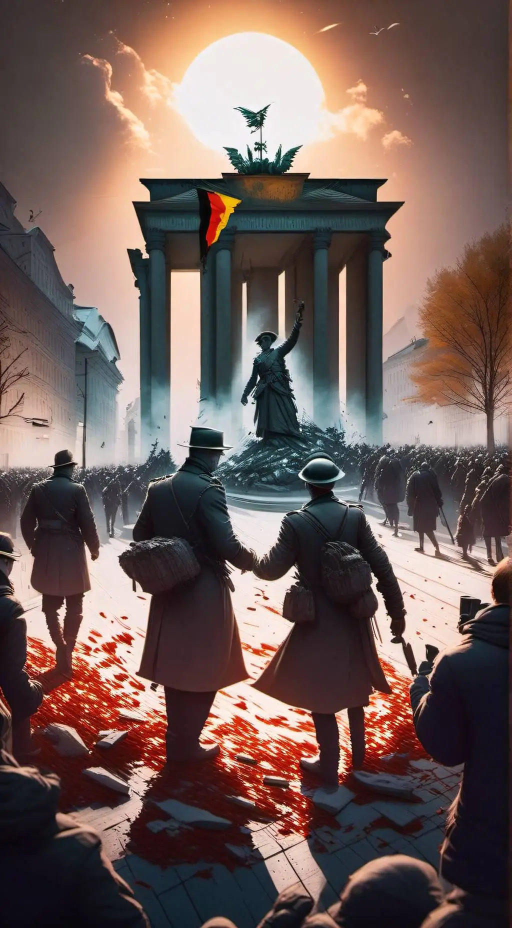 ai character: Großdeutschland background