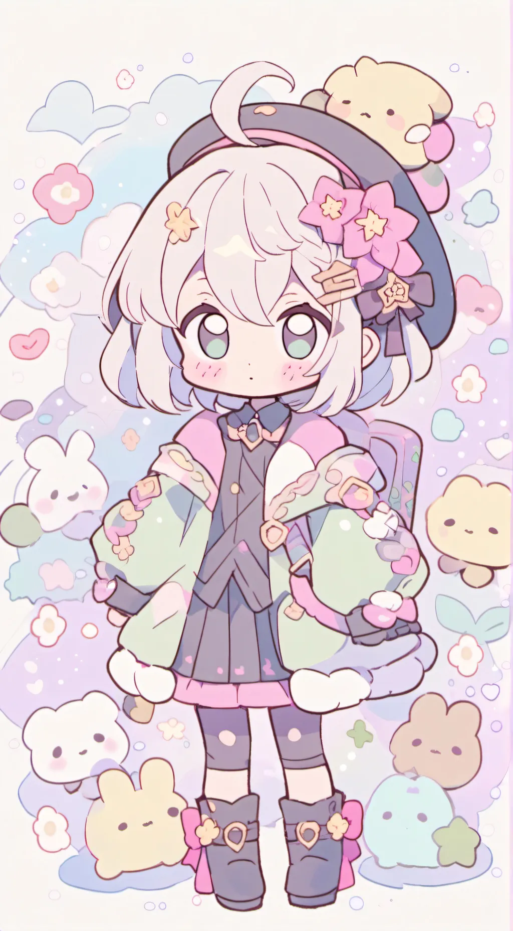 ai character: MHA - July 4 background