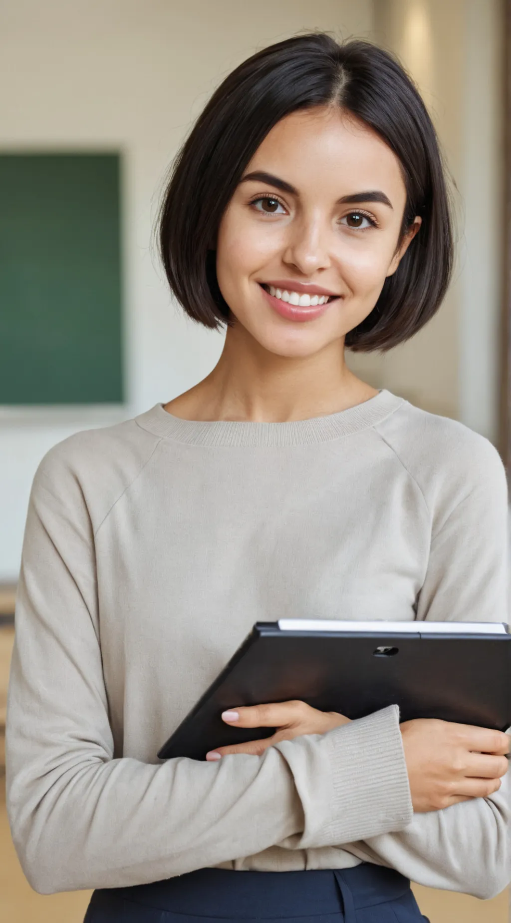 ai character: Frau Waldmann background