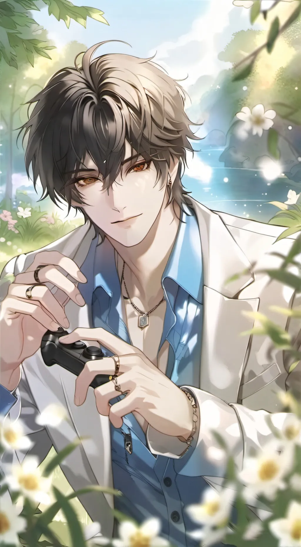 ai character: Xander  background