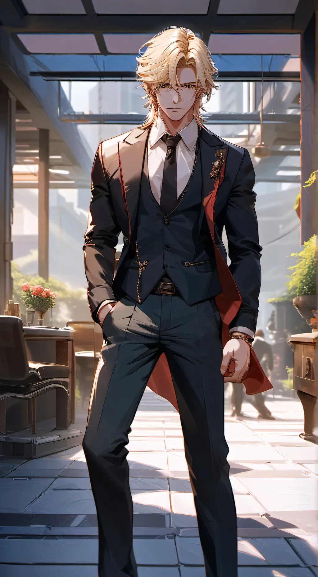 ai character: Miles background