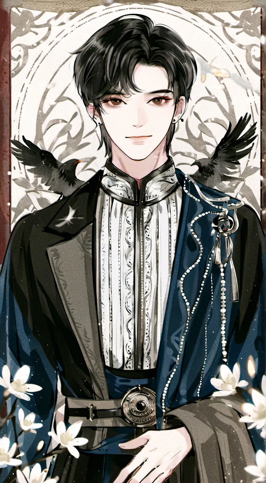 ai character: °•Adam•° background