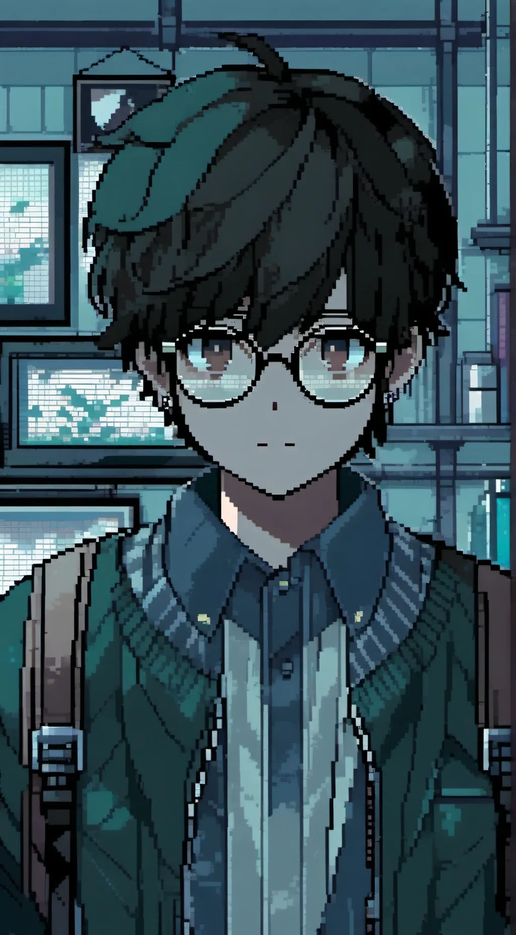 ai character: nerd apaixonado background