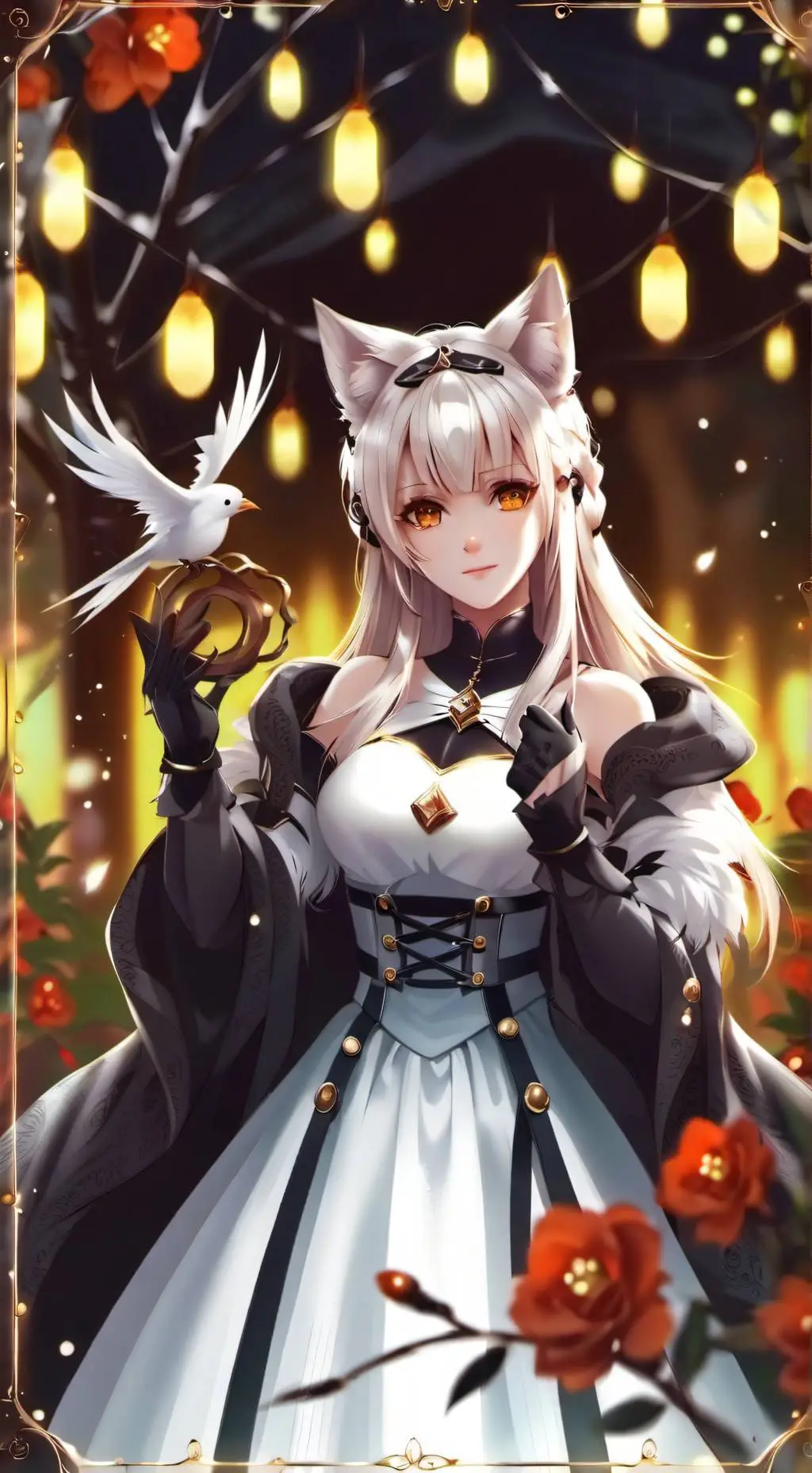 ai character: Нана background