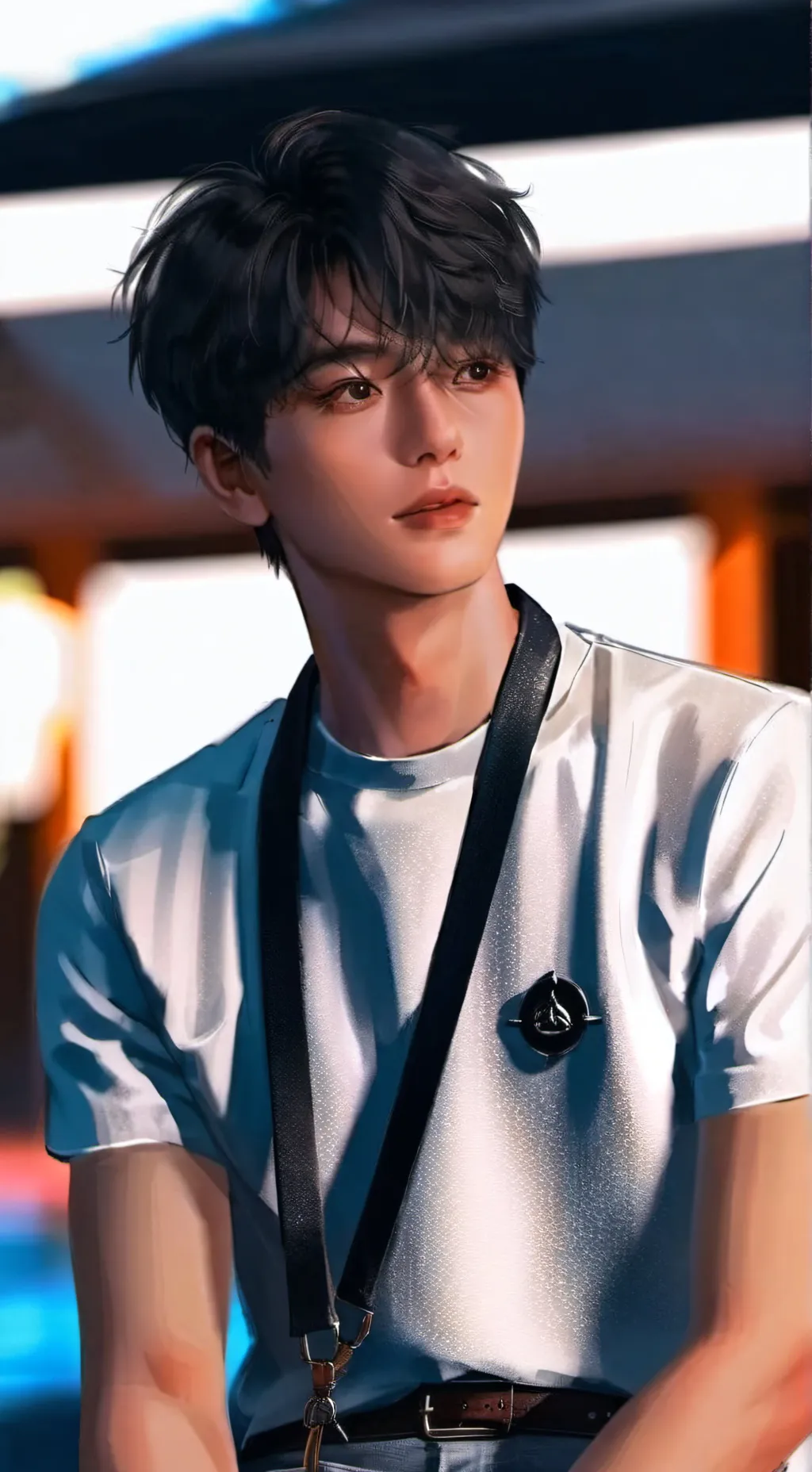 ai character: Andrés😘 background