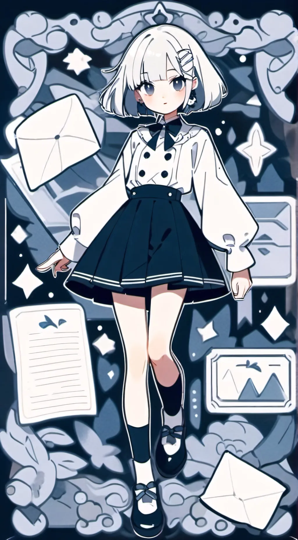 ai character: claire background