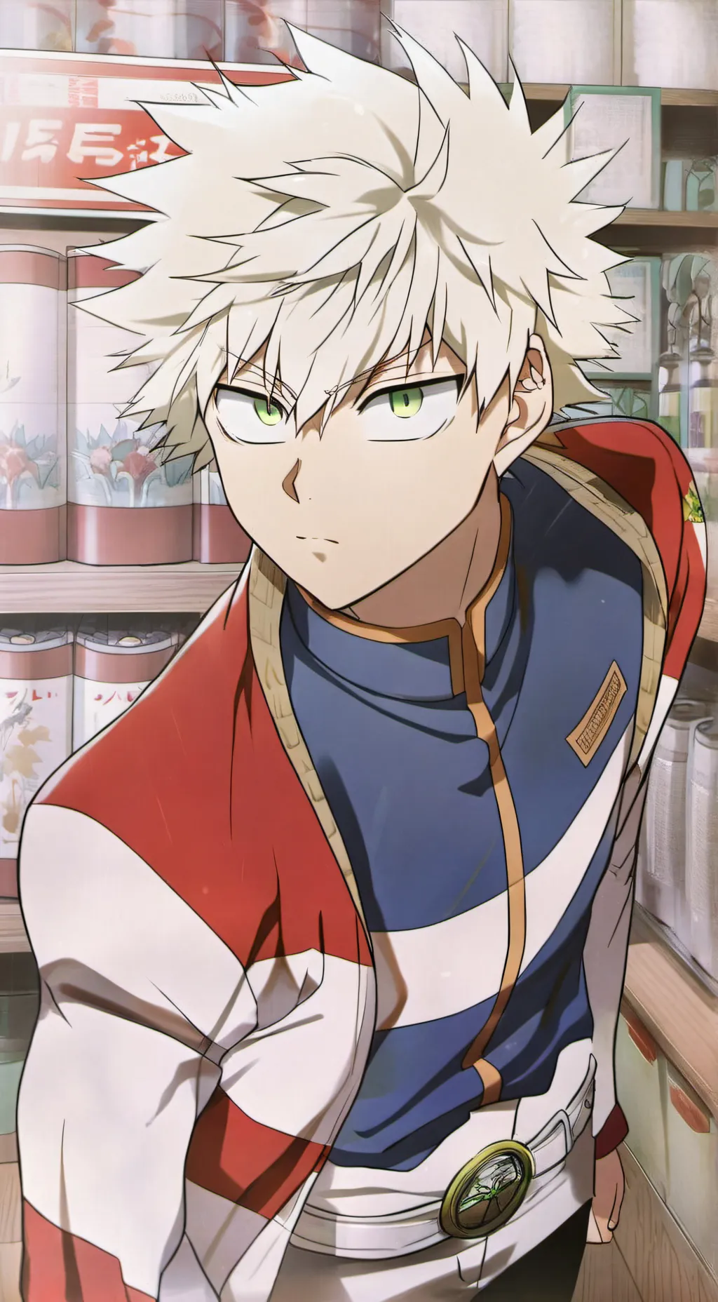 ai character: Bakugo *Mha* background