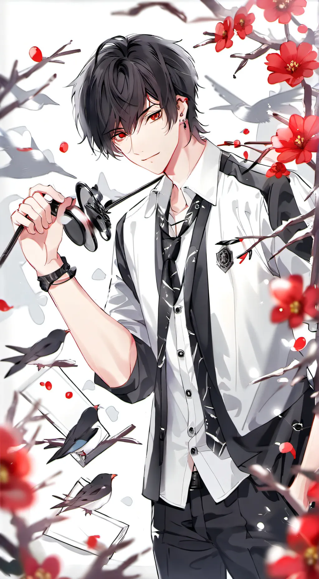 ai character: Jayvier  background