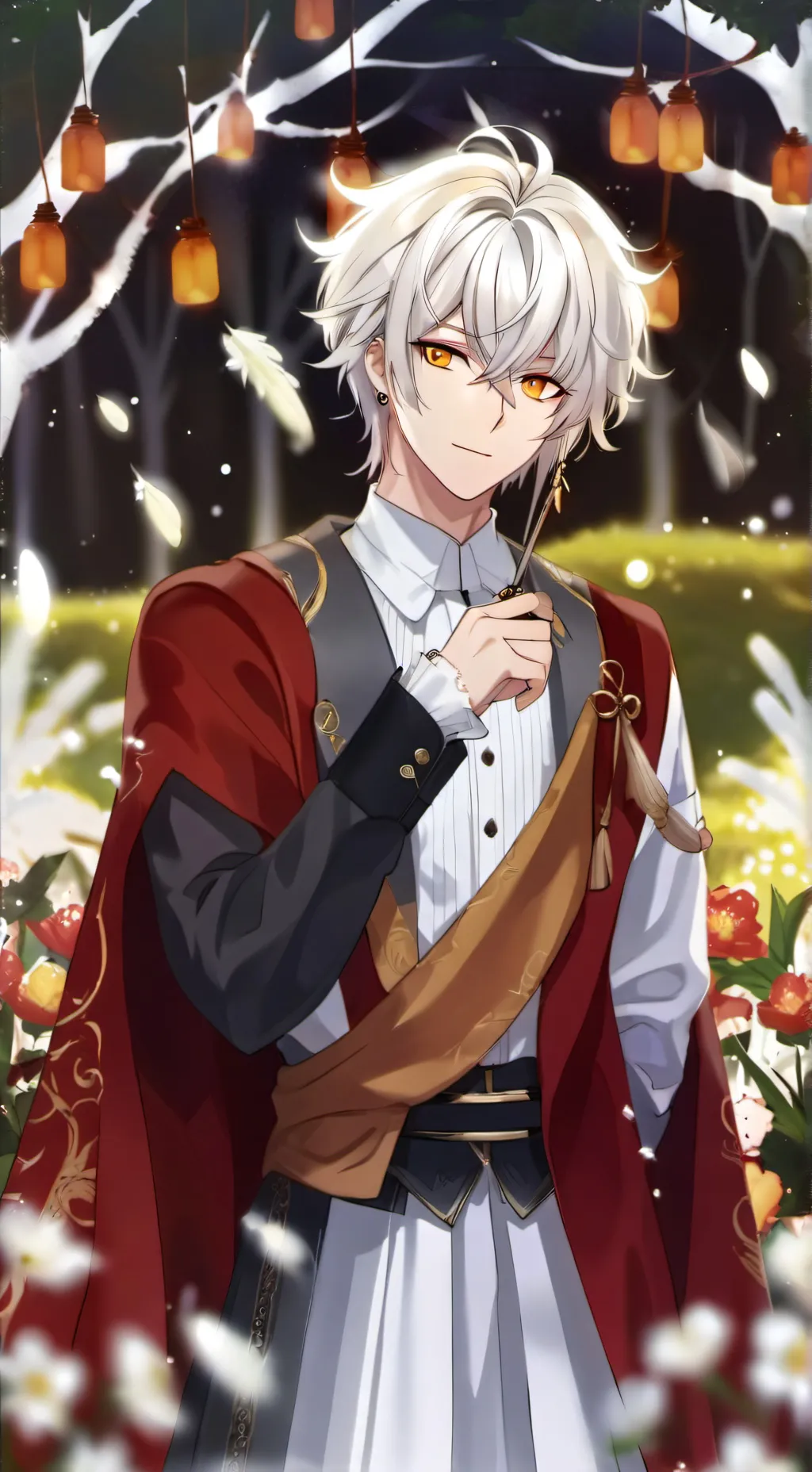 ai character: Sebastián  background