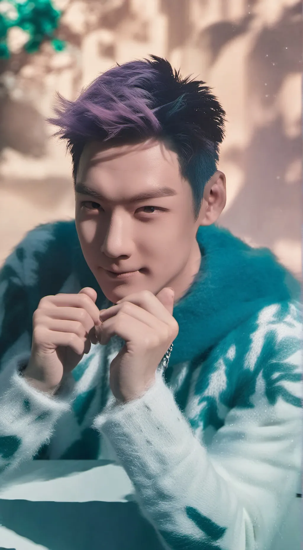 ai character: THANOS SQUIDGAME background