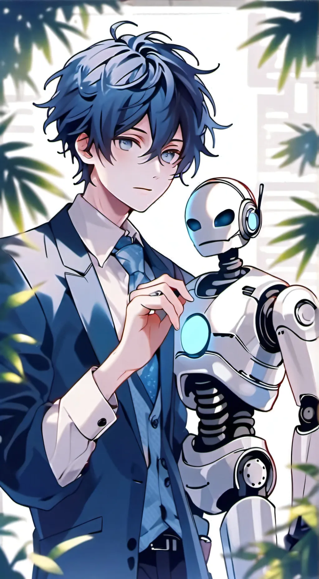 ai character: la robótica  background