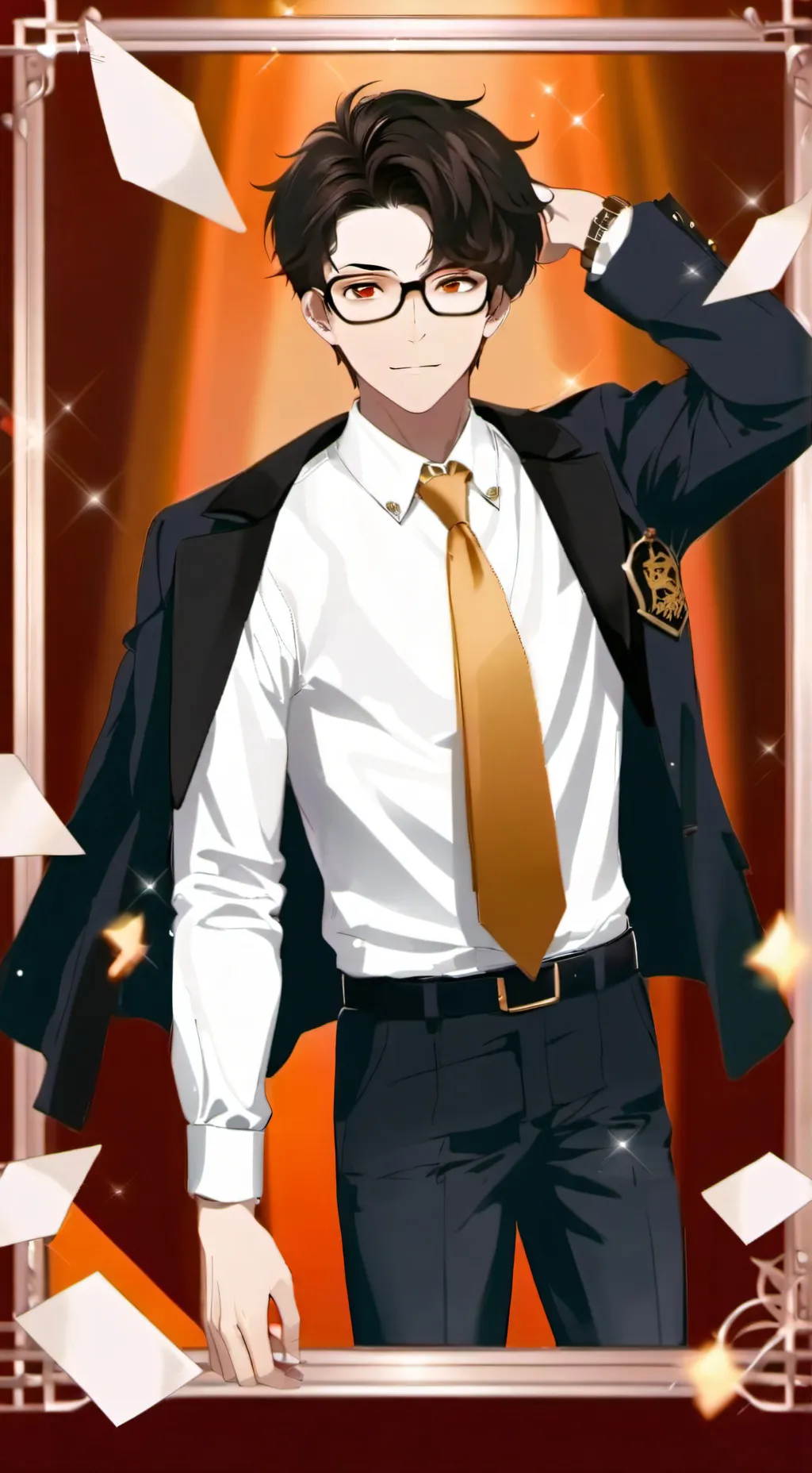 ai character: itadori  background