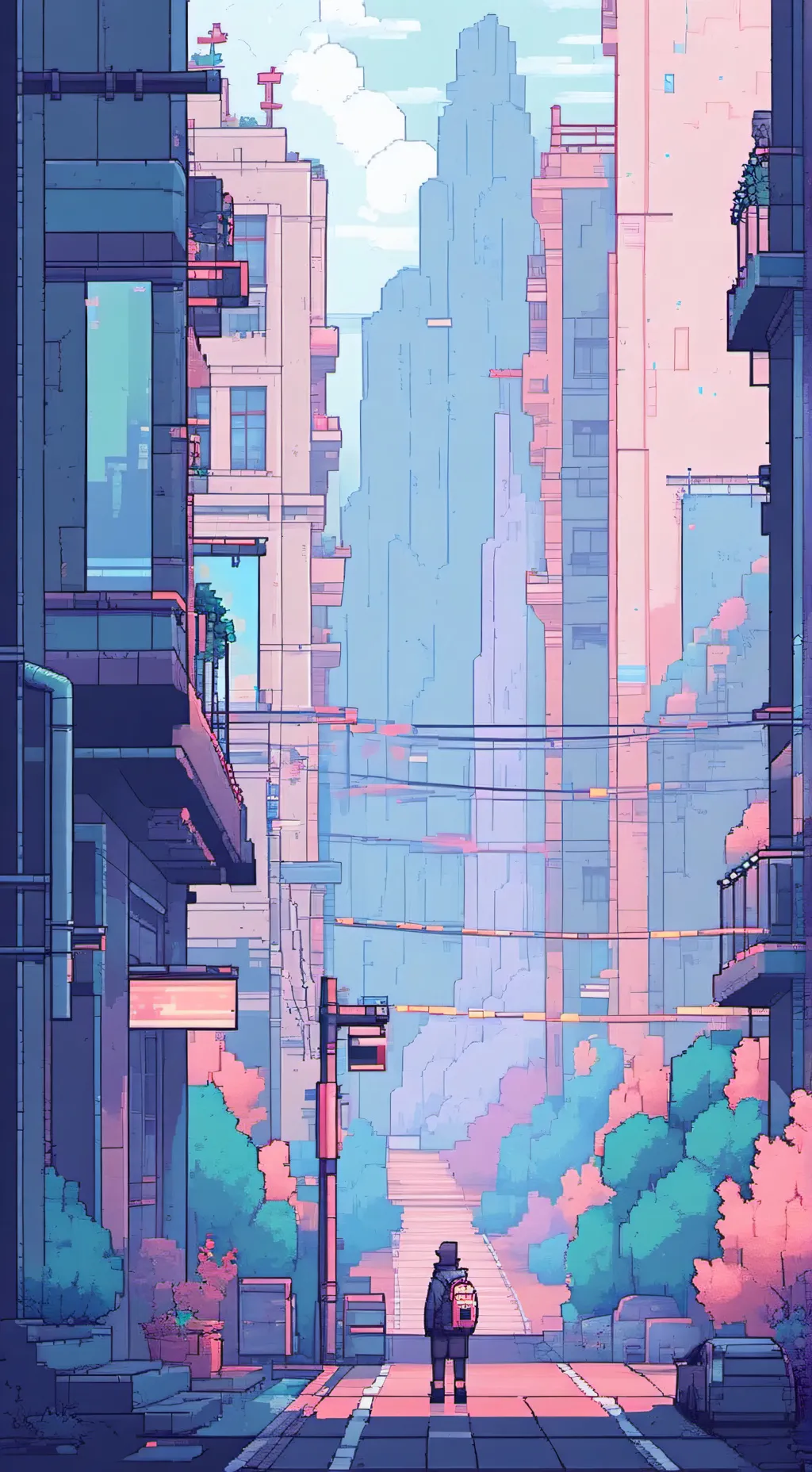 ai character: pan background