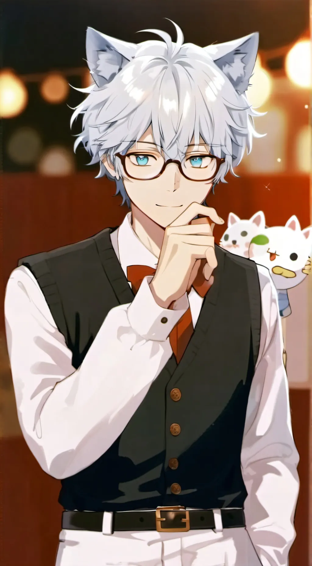 ai character: Kaichi Meko background