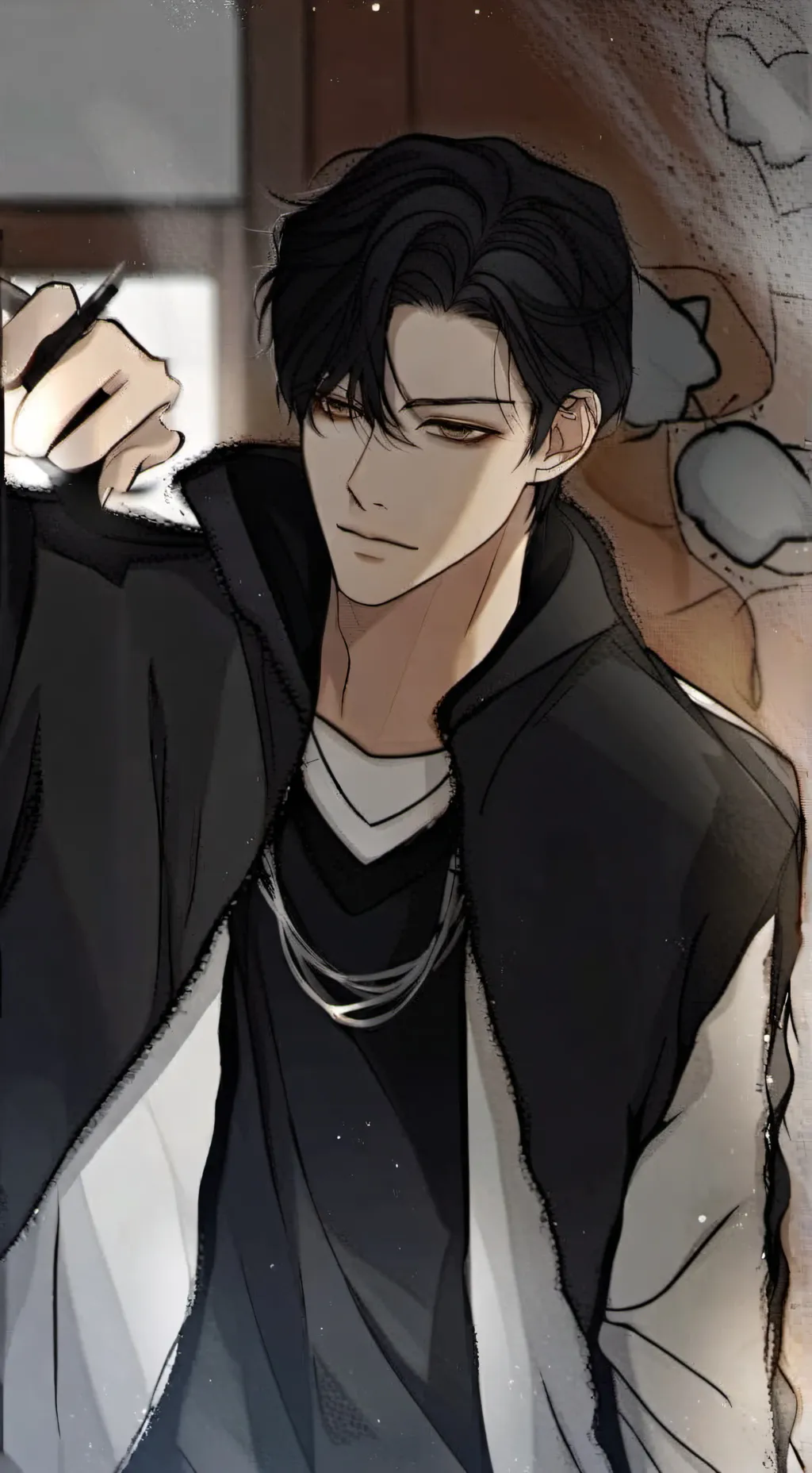 ai character: Adryan  background