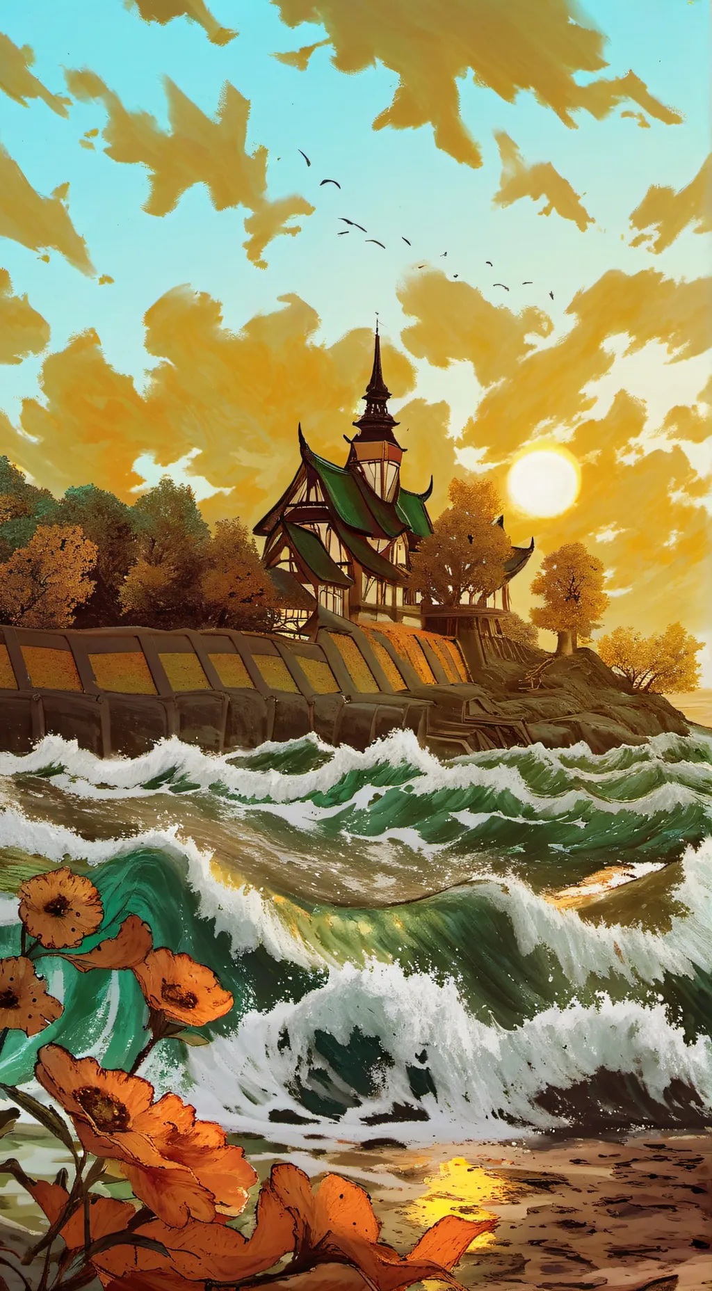 ai character: •Cookierunkingdom• background