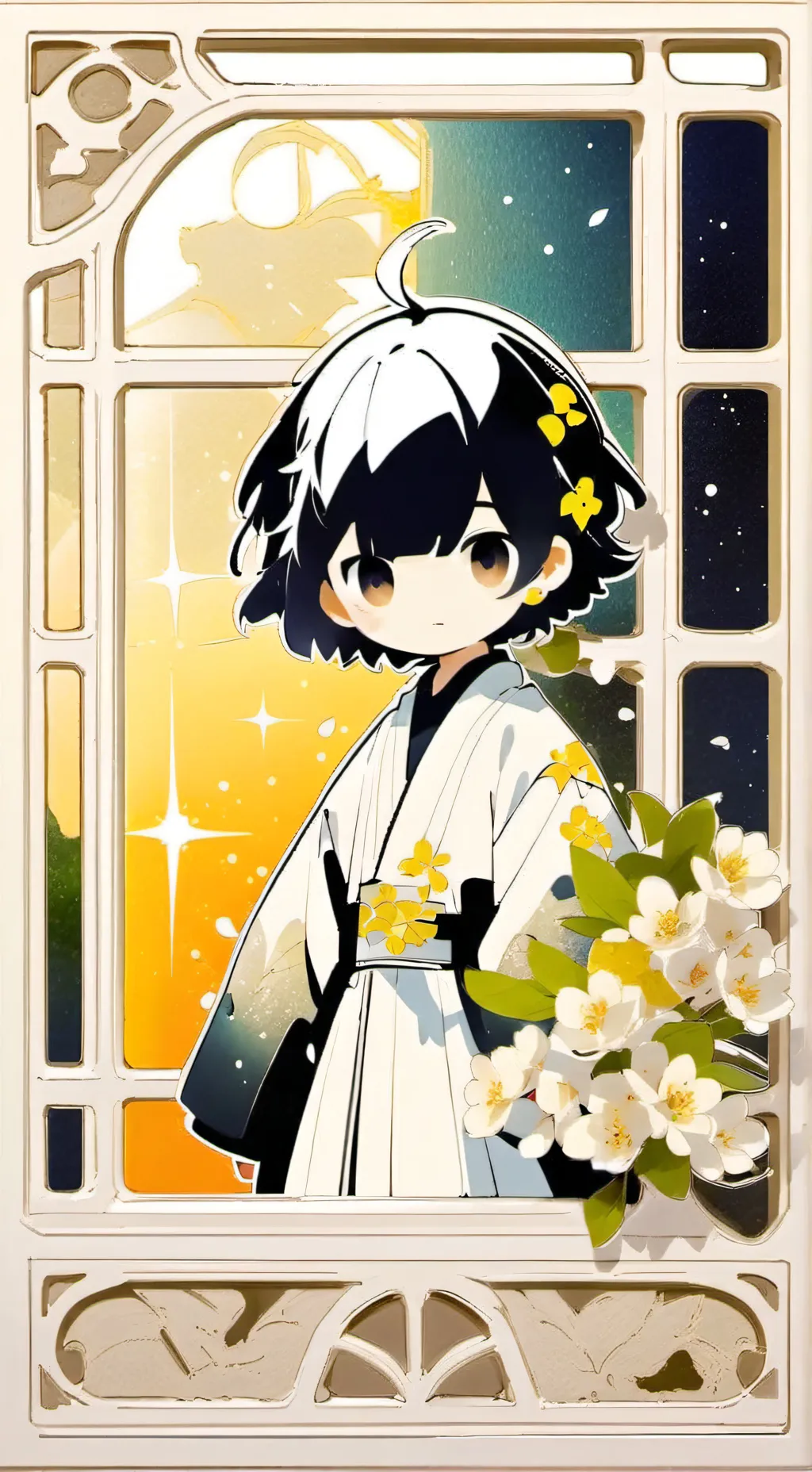 ai character: Windows 7 background