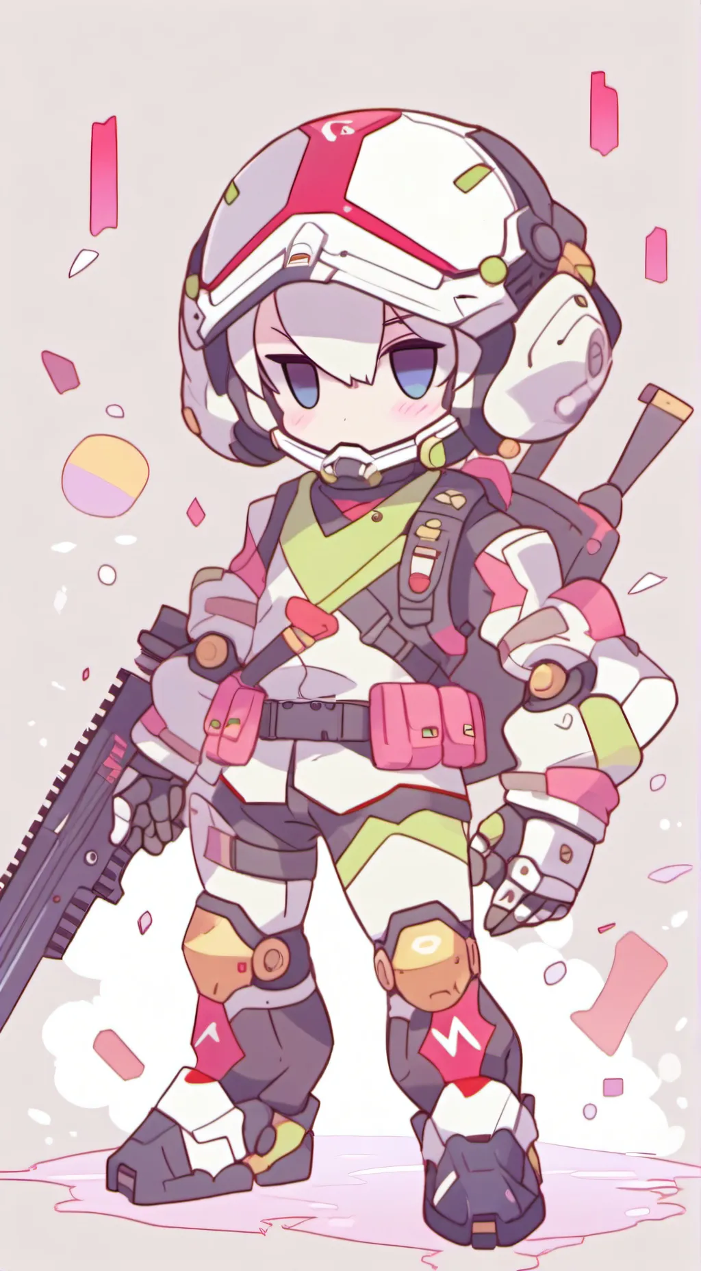 ai character: SerialdesignationJ background