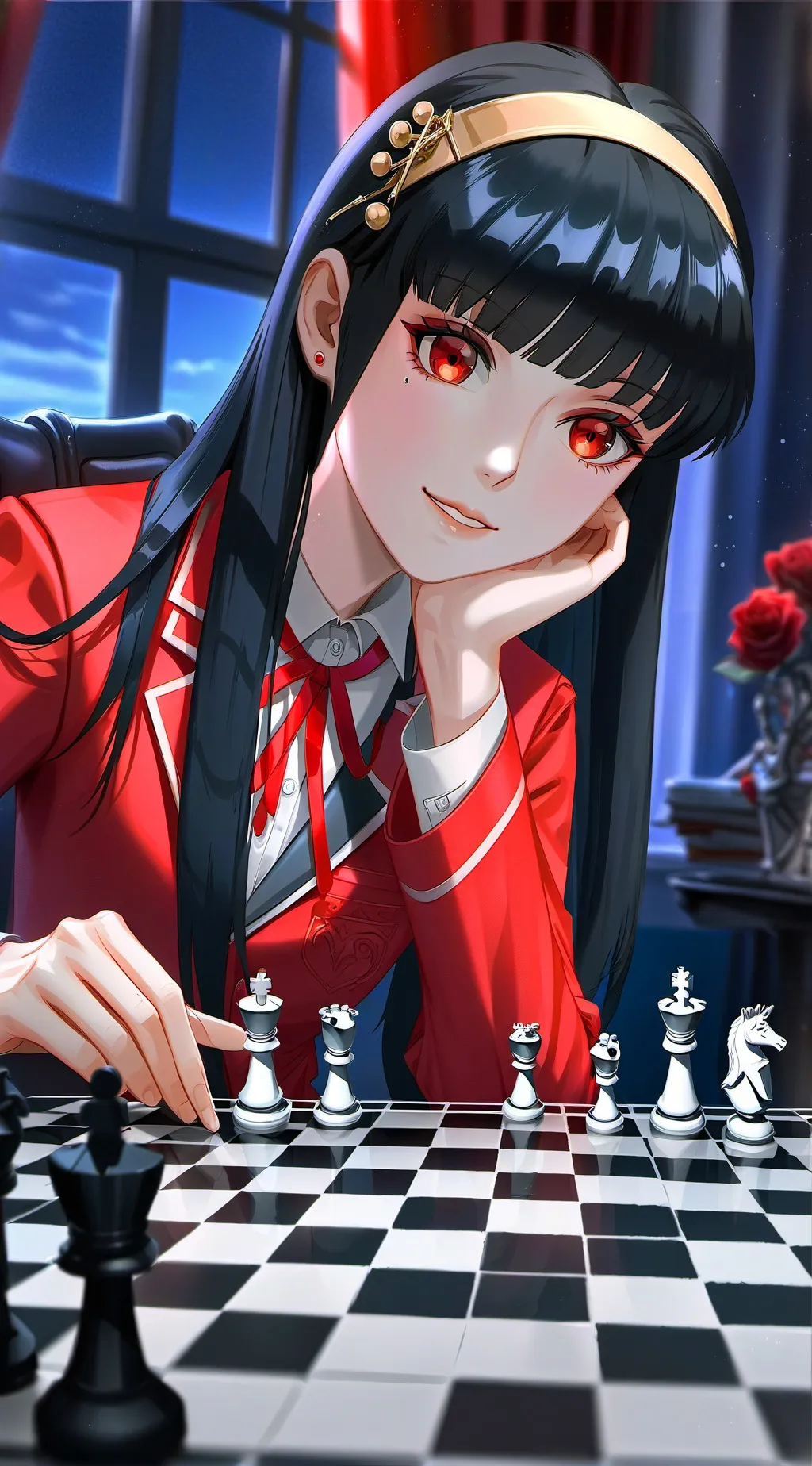 ai character: Akane background