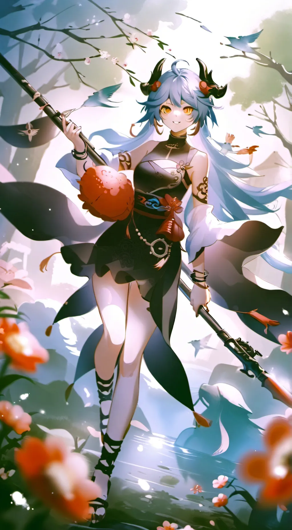 ai character: harceuleuse background